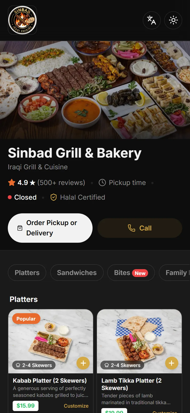 SinbadGrill.ca preview